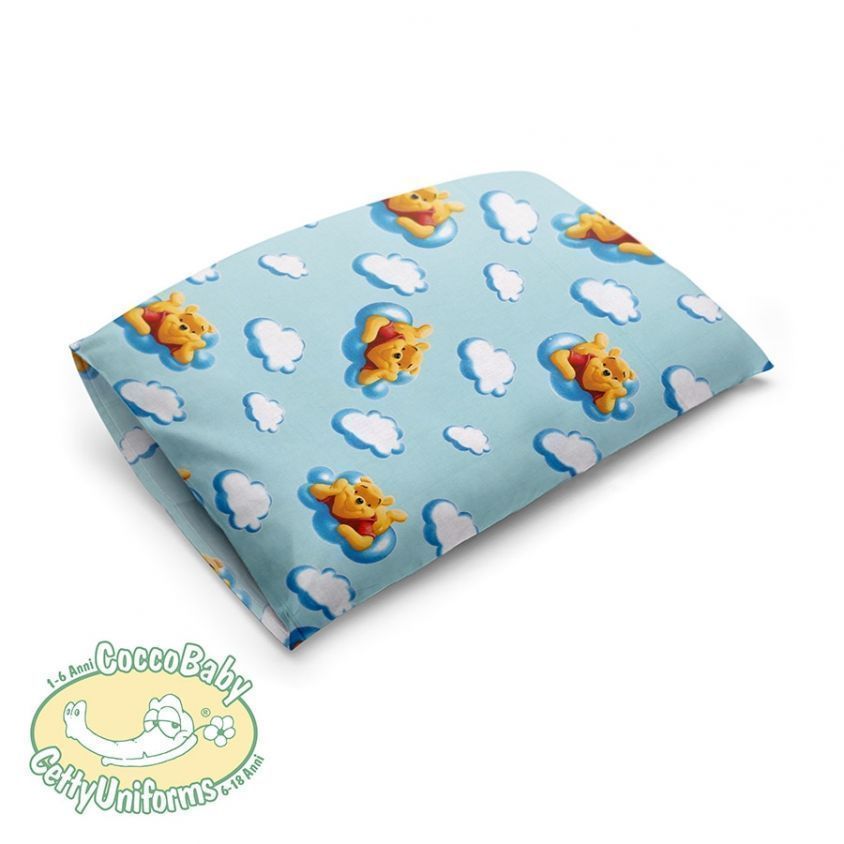Federa per cuscino Winnie the pooh azzurro